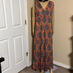 Lennie Woman’s Long Dress Multicolor Size L